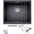 Zlew BLANCO ETAGON 500-U ANTRACYT (korek manual InFino + zestaw szyn) (522227)
