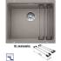 Zlew BLANCO ETAGON 500-U TARTUFO (korek manual InFino + zestaw szyn) (522234)