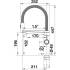 Bateria BLANCO EVOL-S PRO DRINK.FILTER PVD steel (stal szczotkowana INOX) (526311)