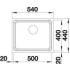 Zlew BLANCO ETAGON 500-U ANTRACYT (korek manual InFino + zestaw szyn) (522227)