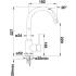 Bateria BLANCO MIDA czarny mat (526649)