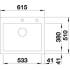Zlew ceramiczny BLANCO PALONA 6 czarny (auto InFino) (524738)