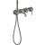 _wysyłka 24H*_ | Zestaw wannowy podtynkowy z wylewką i prysznicem BLUE WATER BOSTON BOS-ZWP.200GN gun metal (GRAFIT INOX) (BW-590