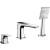 _wysyłka 24H*_ | Bateria wannowa 3-otworowa BLUE WATER MONACO MON-BWW.080C chrom (BW-5901730616118)