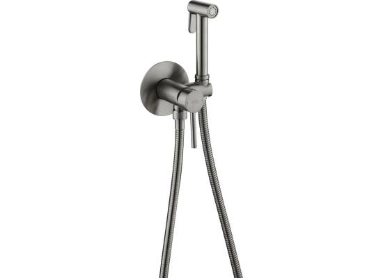 _wysyłka 24H*_ | Bateria bidetowa podtynkowa BLUE WATER BOSTON BOS-BBP.040GN gun metal (GRAFIT INOX) (BW-5901730617627)