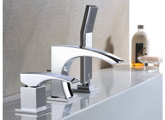 _wysyłka 24H*_ | Bateria wannowa 3-otworowa BLUE WATER LIWIA LIW-BWW.080C chrom (BW-5901730612264)