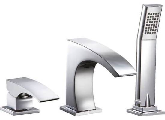 _wysyłka 24H*_ | Bateria wannowa 3-otworowa BLUE WATER LIWIA LIW-BWW.080C chrom (BW-5901730612264)