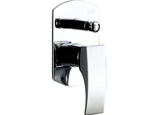 _wysyłka 24H*_ | Bateria podtynkowa jednouchwytowa z przełącznikiem BLUE WATER LIWIA LIW-BPD.220C chrom (BW-5901730612295)