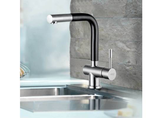 _wysyłka 24H*_ | Bateria BLUE WATER CORSA stal szczotkowana INOX + czarny mat (BW-5901730612950)