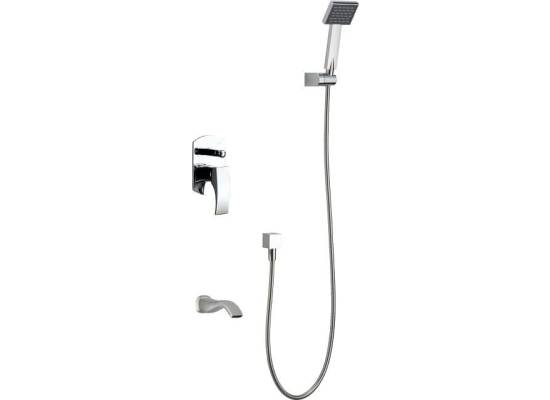_wysyłka 24H*_ | Wylewka wannowa podtynkowa BLUE WATER LIWIA LIW-WWP.0200C chrom L-175 mm (BW-5901730613872)