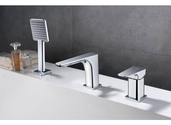 _wysyłka 24H*_ | Bateria wannowa 3-otworowa BLUE WATER MONACO MON-BWW.080C chrom (BW-5901730616118)
