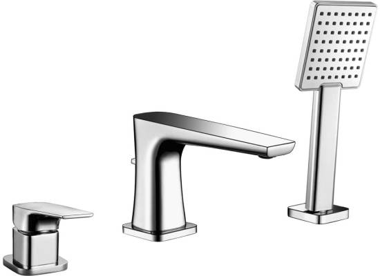 _wysyłka 24H*_ | Bateria wannowa 3-otworowa BLUE WATER MONACO MON-BWW.080C chrom (BW-5901730616118)