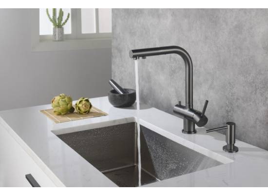 Bateria BLUE WATER APALA FILTER gun metal (GRAFIT INOX) | do wody filtrowanej (BW-5901730616507)