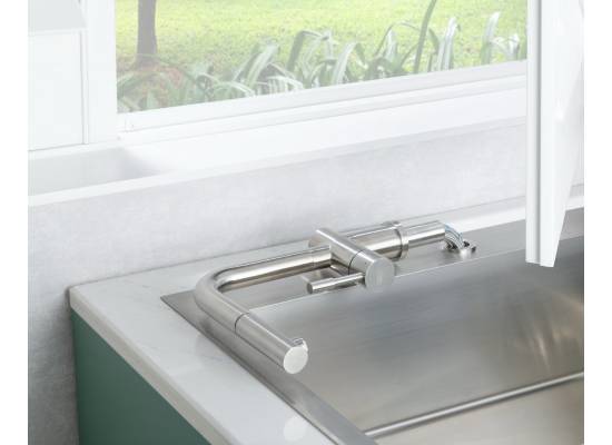 Bateria BLUE WATER CORSA WINDOW stal szczotkowana INOX | podokienna (BW-5901730616965)