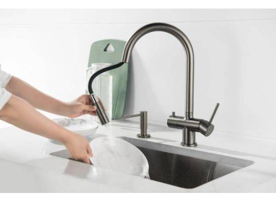 Bateria BLUE WATER CYRUS FILTER gun metal (GRAFIT INOX) | do wody filtrowanej (BW-5901730617740)