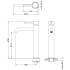 _wysyłka 24H*_ | Bateria umywalkowa wysoka BLUE WATER BOSTON BOS-BUW.050BL czarny mat (BLACK MAT) (BW-5901730617351)