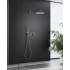 _wysyłka 24H*_ | Zestaw prysznicowy podtynkowy z deszczownicą i prysznicem BLUE WATER BOSTON BOS-ZKP.350GN gun metal (GRAFIT INOX) (BW-5901730617