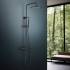 _wysyłka 24H*_ | Zestaw termostatyczny prysznicowy natynkowy BLUE WATER BOSTON BOS-ZKPN.400BL czarny mat (BLACK MAT) (BW-59017306