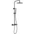 _wysyłka 24H*_ | Zestaw termostatyczny prysznicowy natynkowy BLUE WATER BOSTON BOS-ZKPN.400BL czarny mat (BLACK MAT) (BW-59017306