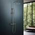 _wysyłka 24H*_ | Zestaw termostatyczny prysznicowy natynkowy BLUE WATER BOSTON BOS-ZKPN.400GN gun metal (GRAFIT INOX) (BW-5901730