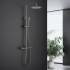 _wysyłka 24H*_ | Zestaw termostatyczny prysznicowy natynkowy BLUE WATER BOSTON BOS-ZKPN.400GN gun metal (GRAFIT INOX) (BW-5901730