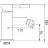 _wysyłka 24H*_ | Bateria bidetowa BLUE WATER DENVER DEN-BB.040C chrom (BW-5901730611427)