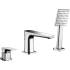 _wysyłka 24H*_ | Bateria wannowa 3-otworowa BLUE WATER MONACO MON-BWW.080C chrom (BW-5901730616118)