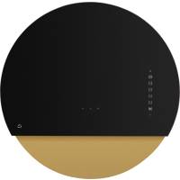 _RABAT_ | Okap przyścienny CIARKO DESIGN ECLIPSE 60 black + gold | 735 m3/h (CDP6001CZ) _RABAT_ | Okap przyścienny CIARKO DESIGN ECLIPSE 60 black + gold | 735 m3/h (CDP6001CZ)