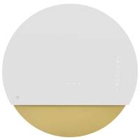 _RABAT_ | Okap przyścienny CIARKO DESIGN ECLIPSE 60 white + gold | 735 m3/h (CDP6001BZ) _RABAT_ | Okap przyścienny CIARKO DESIGN ECLIPSE 60 white + gold | 735 m3/h (CDP6001BZ)