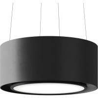 _RABAT_ | Okap wyspowy CIARKO DESIGN PIU LIGHT 60 black | 460 m3/h (CDW6002C)