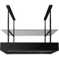 _RABAT_ | Okap wyspowy CIARKO DESIGN MINIMAL 1 black 90 (+ panel fabryczny) | 550 m3/h (CDW901C)