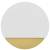 _RABAT_ | Okap przyścienny CIARKO DESIGN ECLIPSE 60 white + gold | 735 m3/h (CDP6001BZ)
