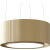 _RABAT_ | Okap wyspowy CIARKO DESIGN MONO LIGHT 60 gold | 460 m3/h (CDW6001Z)