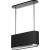 _RABAT_ | Okap wyspowy CIARKO DESIGN MONO W 90 black | 550 m3/h (CDW9001B)