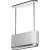 _RABAT_ | Okap wyspowy CIARKO DESIGN MONO W 90 white | 550 m3/h (CDW9001W)