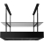 _RABAT_ | Okap wyspowy CIARKO DESIGN MINIMAL 1 black 90 (+ panel fabryczny) | 550 m3/h (CDW901C)
