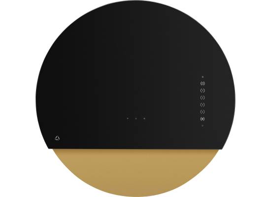 _RABAT_ | Okap przyścienny CIARKO DESIGN ECLIPSE 60 black + gold | 735 m3/h (CDP6001CZ) _RABAT_ | Okap przyścienny CIARKO DESIGN ECLIPSE 60 black + gold | 735 m3/h (CDP6001CZ)