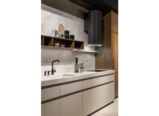 _RABAT_ | _wysyłka 48H*_ | Okap przyścienny CIARKO DESIGN MONOGRAM 38 gold | 670 m3/h (CDP3802Z)
