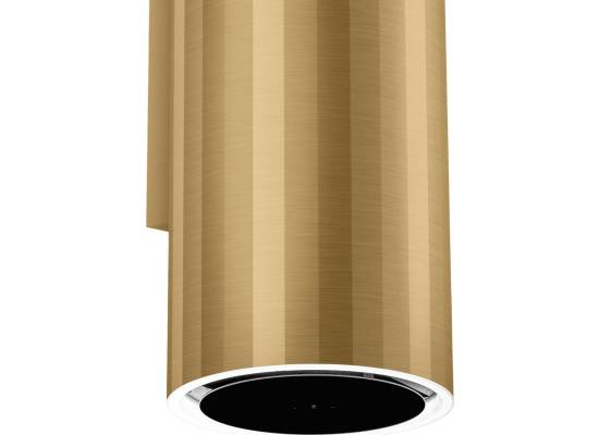 _RABAT_ | Okap przyścienny CIARKO DESIGN ROTO 38 gold steel | 670 m3/h (CDP3803GS)