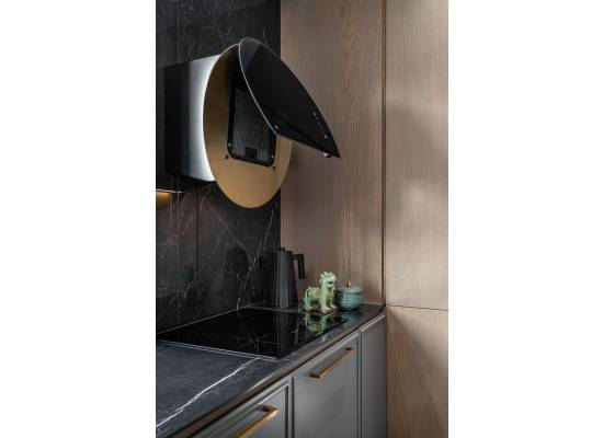 _RABAT_ | Okap przyścienny CIARKO DESIGN ECLIPSE 60 black + inox | 735 m3/h (CDP6001CC) _RABAT_ | Okap przyścienny CIARKO DESIGN ECLIPSE 60 black + inox | 735 m3/h (CDP6001CC)