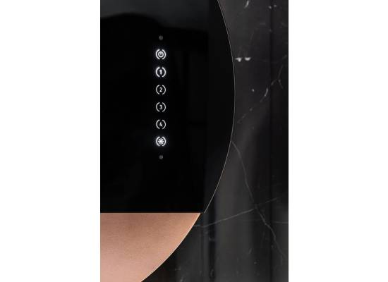 _RABAT_ | Okap przyścienny CIARKO DESIGN ECLIPSE 60 black + rose gold | 735 m3/h (CDP6001CR) _RABAT_ | Okap przyścienny CIARKO DESIGN ECLIPSE 60 black + rose gold | 735 m3/h (CDP6001CR)