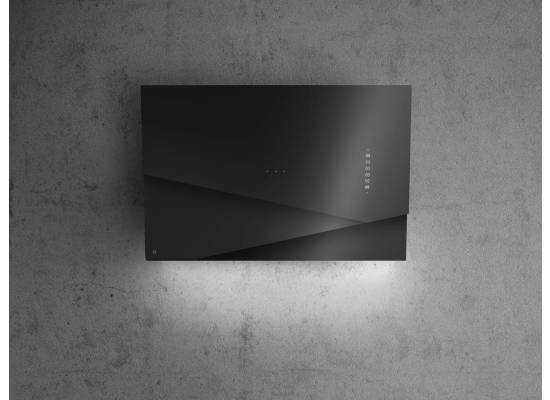 _RABAT_ | Okap przyścienny CIARKO DESIGN TRIO 90 black + black | 550 m3/h (CDP9001CC)