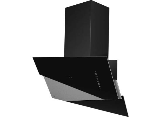 _RABAT_ | Okap przyścienny CIARKO DESIGN TRIO 90 black + inox | 550 m3/h (CDP9001CI)