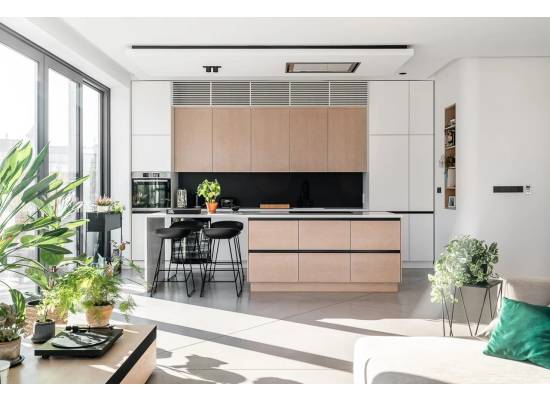 _RABAT_ | Okap sufitowy CIARKO DESIGN SU LIGHT 90x60 black | 750 m3/h (CDS9001B)