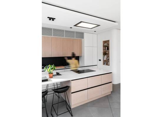 _RABAT_ | Okap sufitowy CIARKO DESIGN SU LIGHT 90x60 inox + white | 750 m3/h (CDS9001IB)