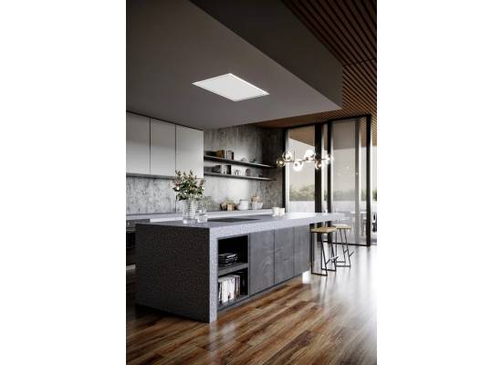_RABAT_ | Okap sufitowy CIARKO DESIGN SU FRAME 90x60 white | 750 m3/h (CDS9002B)