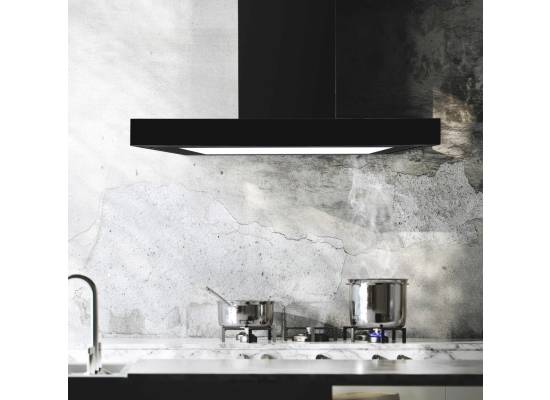 _RABAT_ | Okap przyścienny CIARKO DESIGN T-LIGHT 60 black | 730 m3/h (CDT6002C)