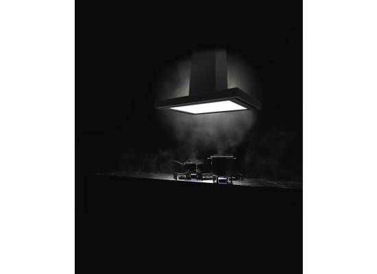 _RABAT_ | Okap przyścienny CIARKO DESIGN T-LIGHT 90 black | 740 m3/h (CDT9002C)