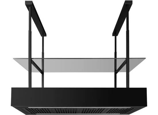 _RABAT_ | Okap wyspowy CIARKO DESIGN MINIMAL 1 black 120 (+ panel fabryczny) | 550 m3/h (CDW1201C)