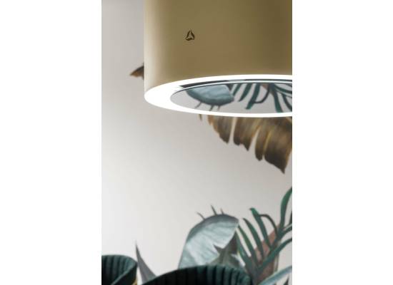 _RABAT_ | Okap wyspowy CIARKO DESIGN TUBUS W 38 black | 670 m3/h (CDW3801C)